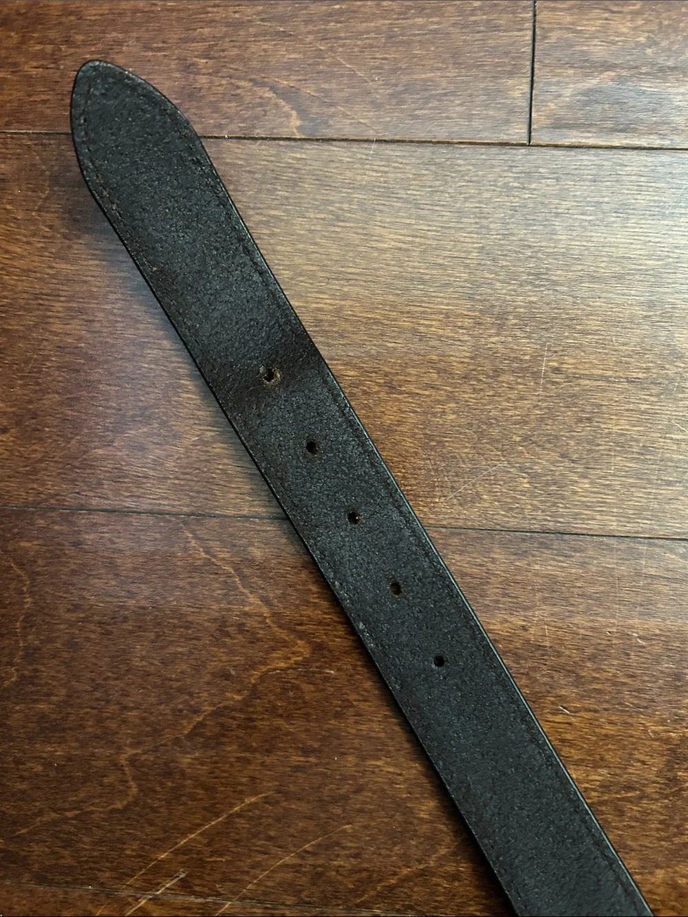 Polo Ralph Lauren Classic Men's Brown Pebbled Leather Belt with Silver Buckle